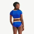 thumbnail image 2 of Justice Girls' Cropped Rash Guard 2-Piece Set, 2 of 4