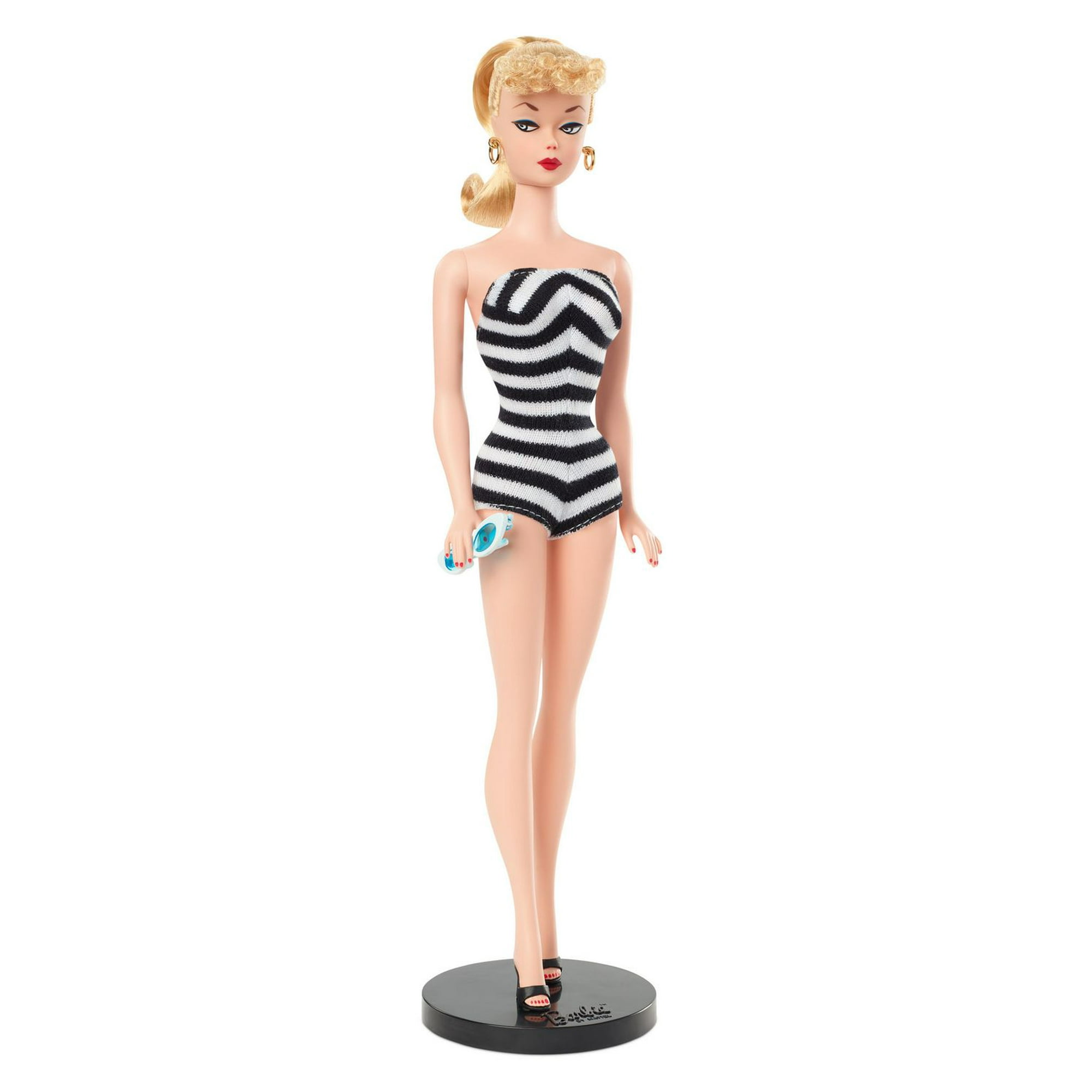  INTIMO Mattel Barbie Logo On Repeat Soft Cuddly Plush