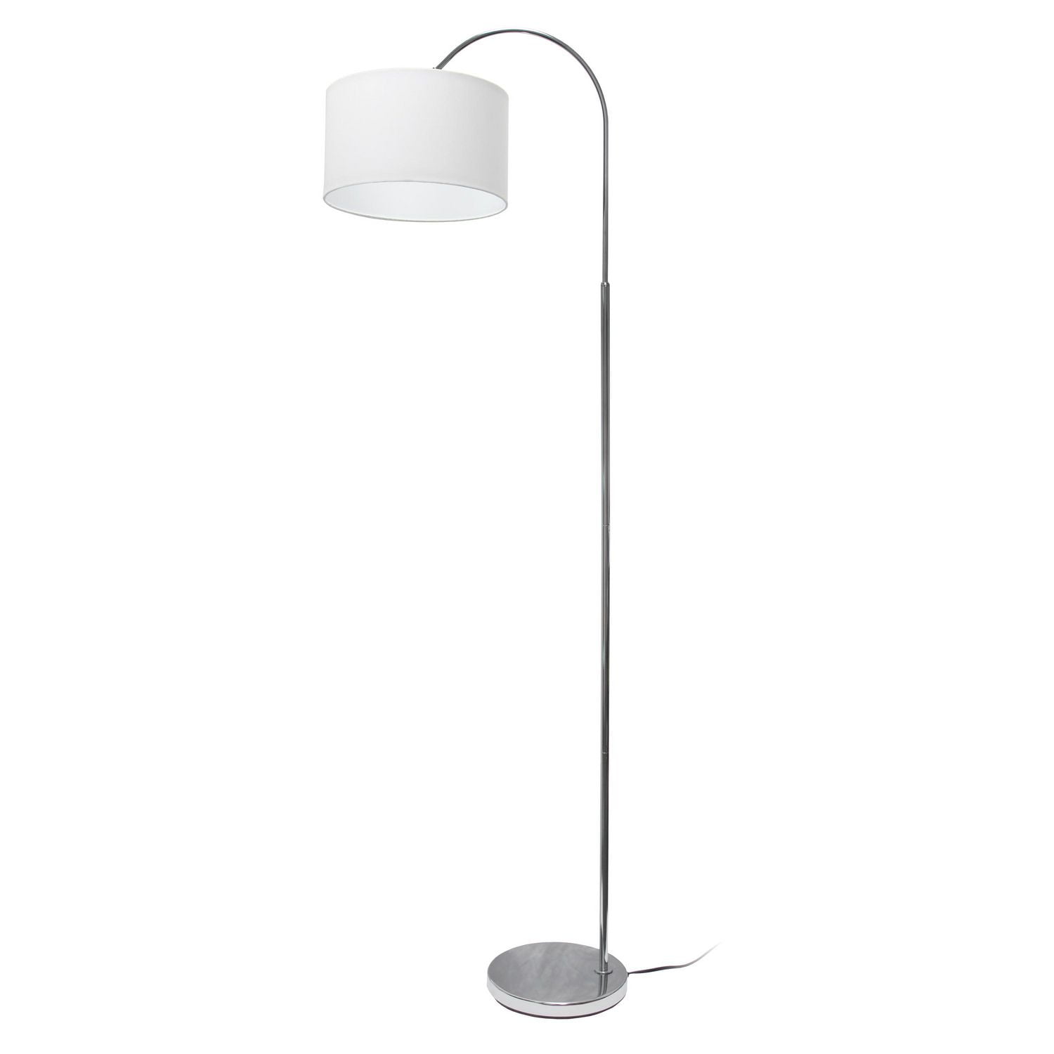 Simple Designs Arched Brushed Nickel Floor Lamp Walmart Canada