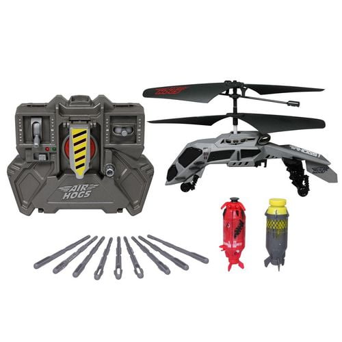 Air Hogs RC Megabomb Heli Special Edition - Bomb Dropping RC Helicopter™ Gris