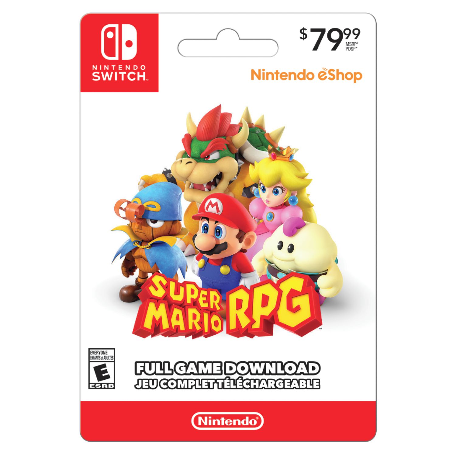 Super Mario RPG (Nintendo Switch) 79.99 (Digital Code) - Walmart.ca