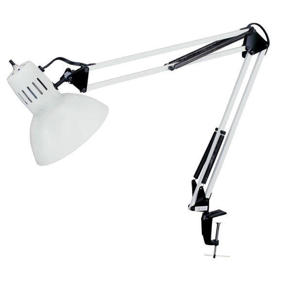 Luciago 1-Light Achromatic Clear Table Lamp