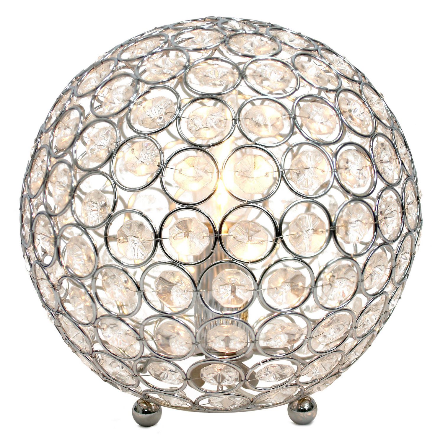 10 in Crystal Ball Sequin Table Lamp in Bronze ID 3914476 
