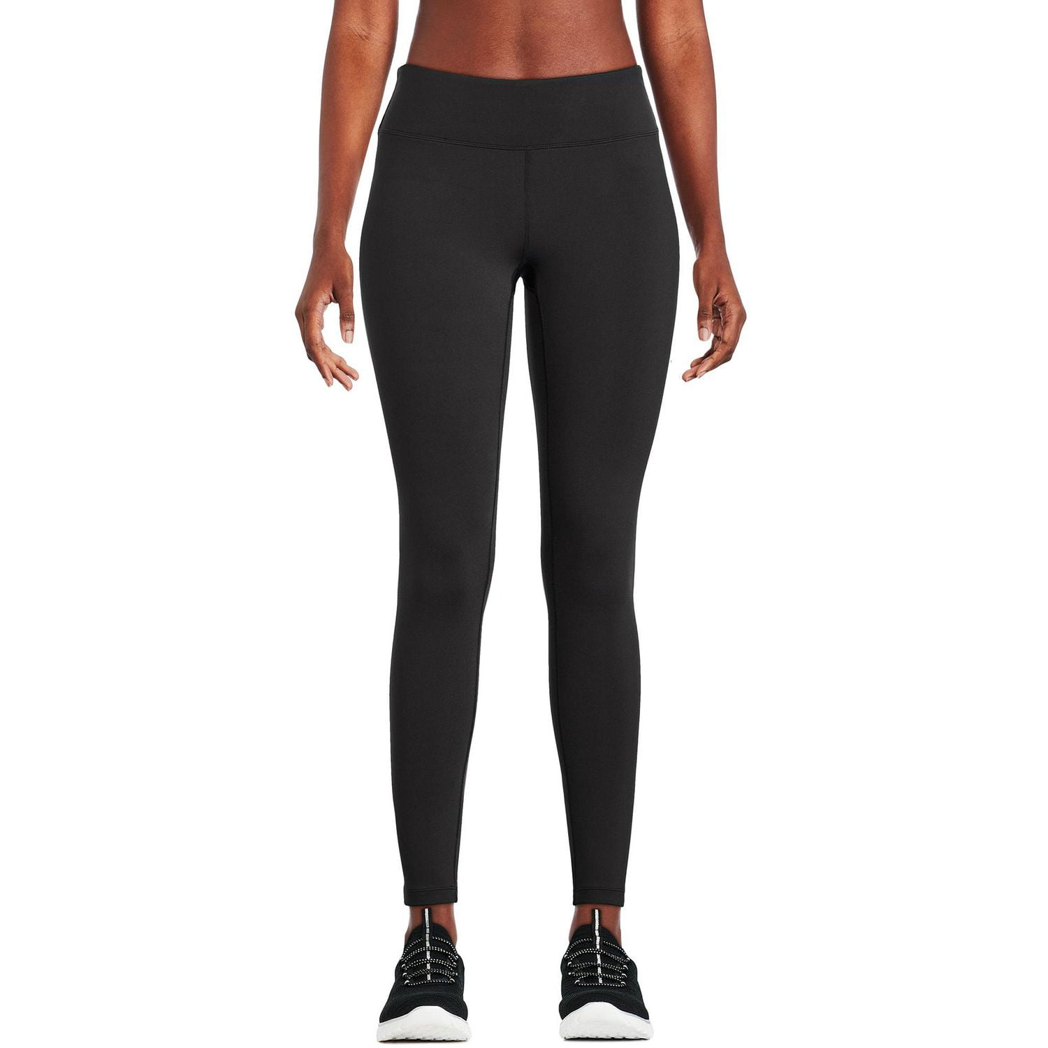 New Athletic Works Women's Mid-Weight Thermal Pant, Black, Sz S