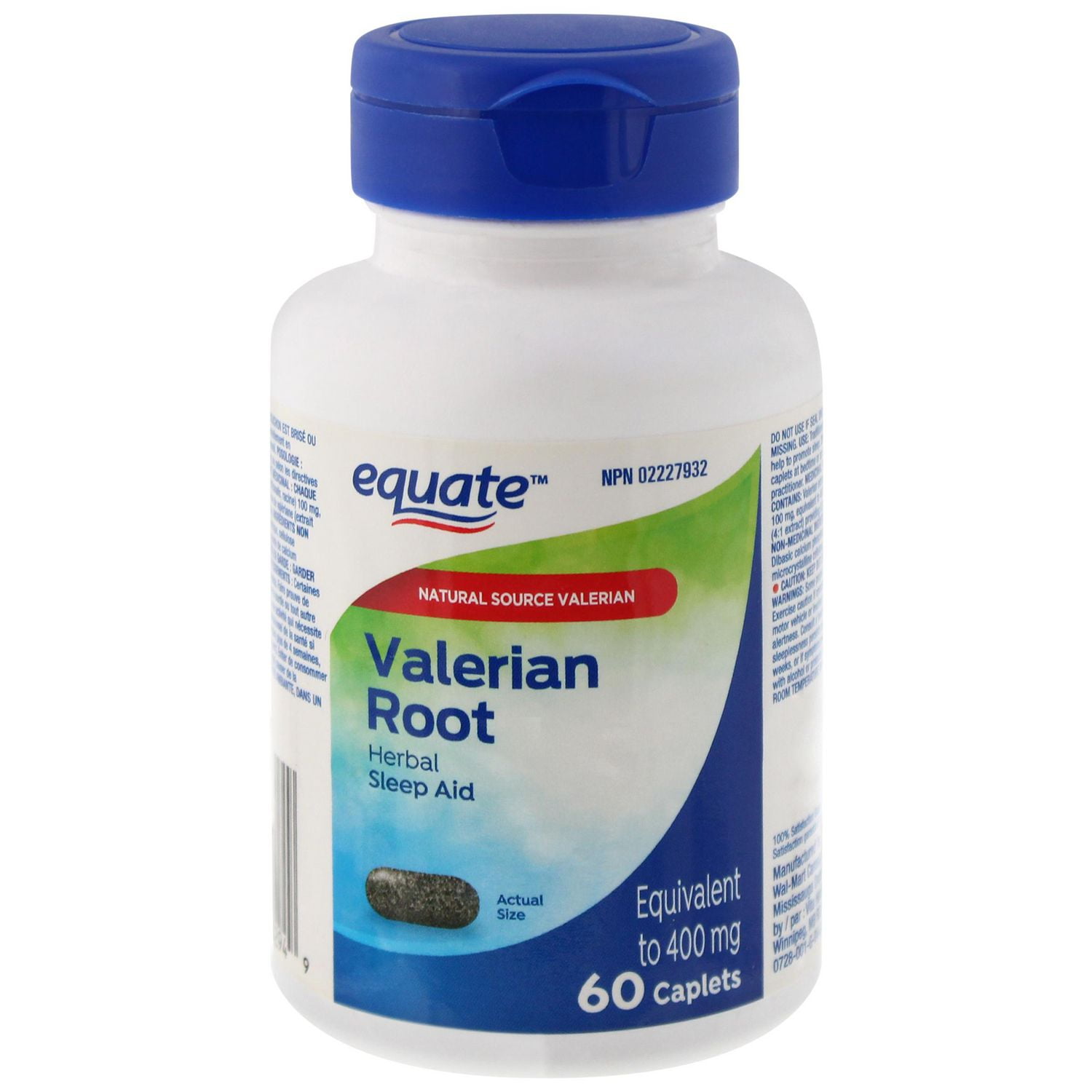 Equate Valerian Root, 60 Caplets