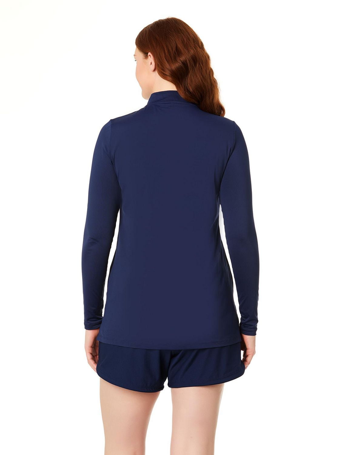 Lands' End maillot de bain à manches longues en nylon et élasthanne pour femme Lands' End, tailles S à XXL, avec fermeture éclair