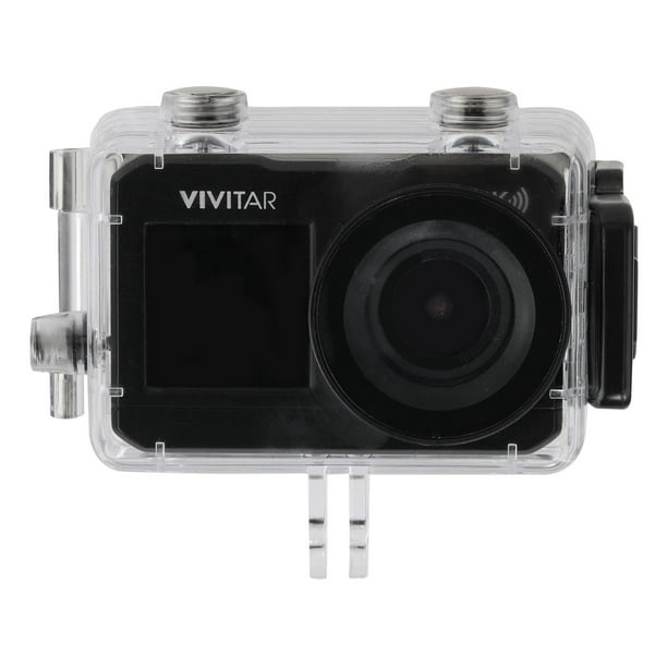 Caméra d'action 4K Ultra HD avec 2 écrans Vivitar