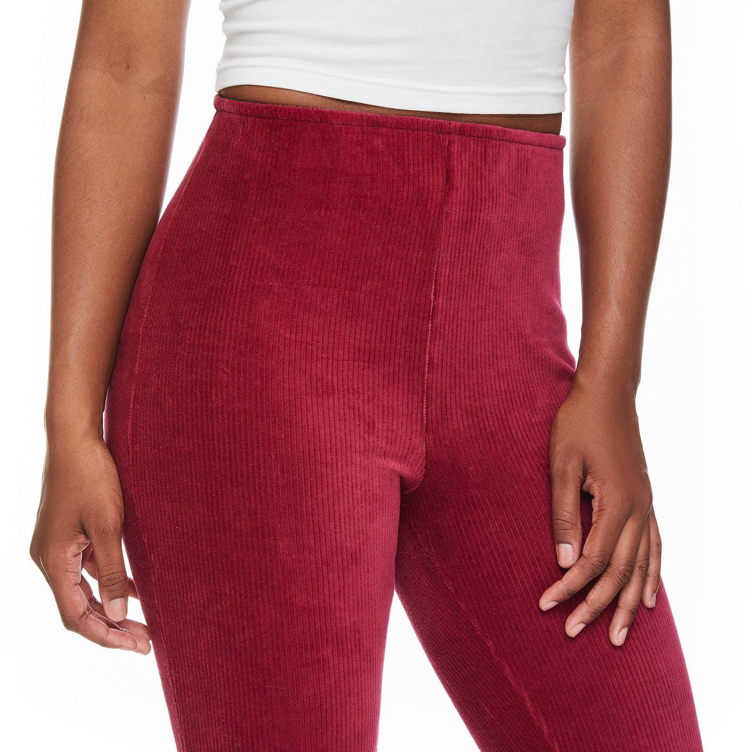 No Boundaries Women's Flare Leg Corduroy Pant