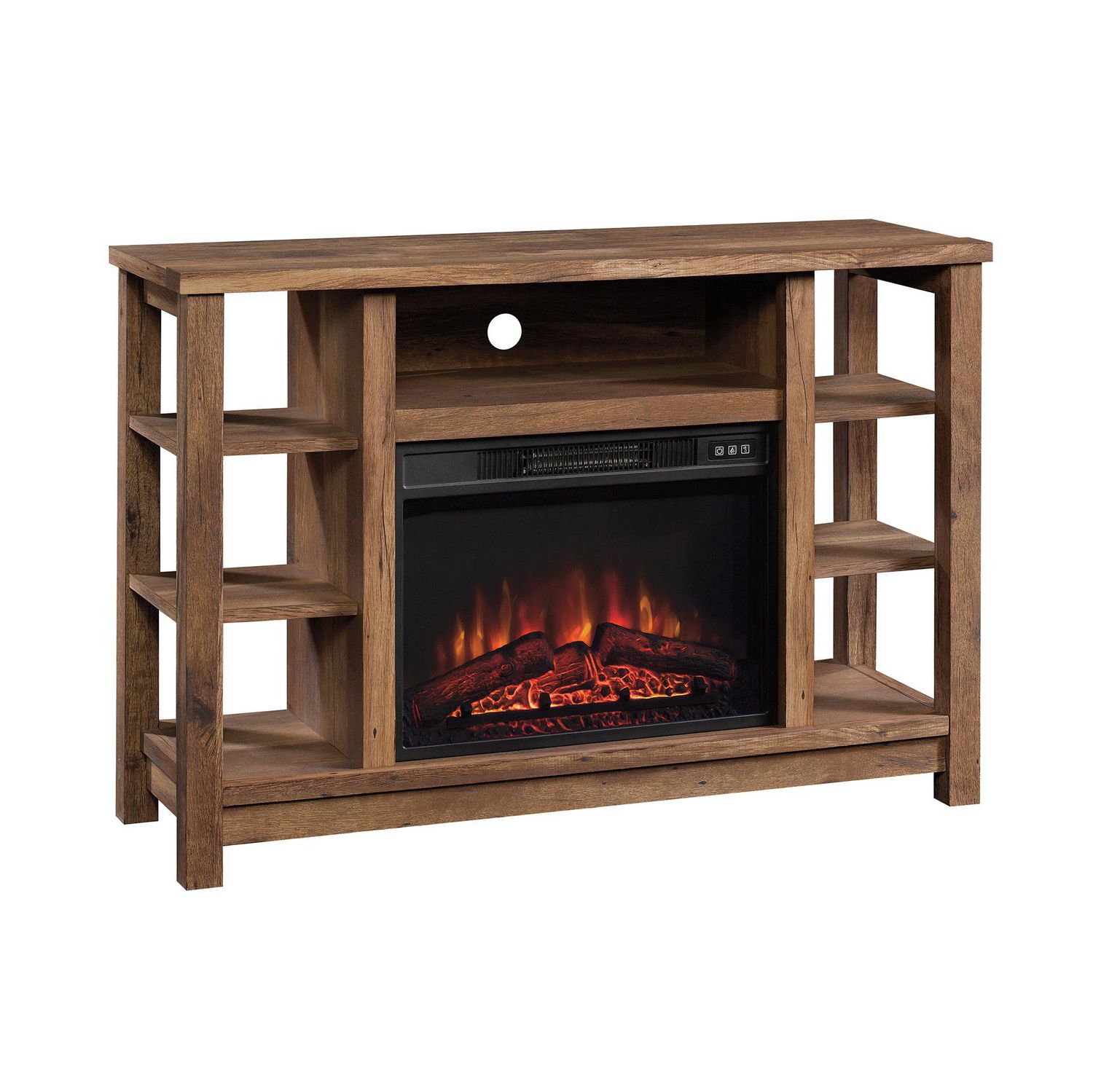 Sauder Sauder Select Media Fireplace, Vintage Oak®, 427374