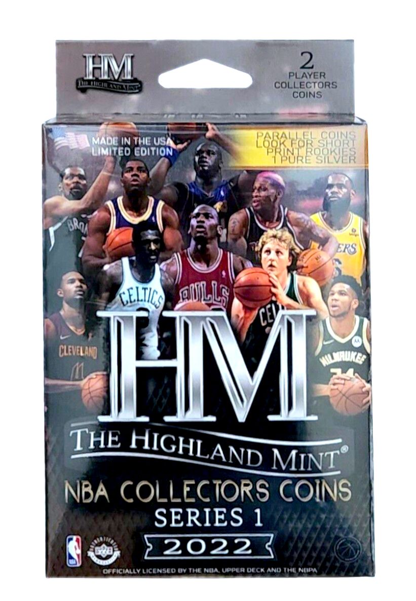 2022 Highland Mint Basketball - 2 Coin Hanger Box. NBA Collector