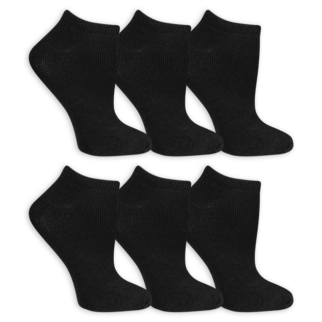 Fruit of the Loom Women's 6 Pair Low Cut Socks