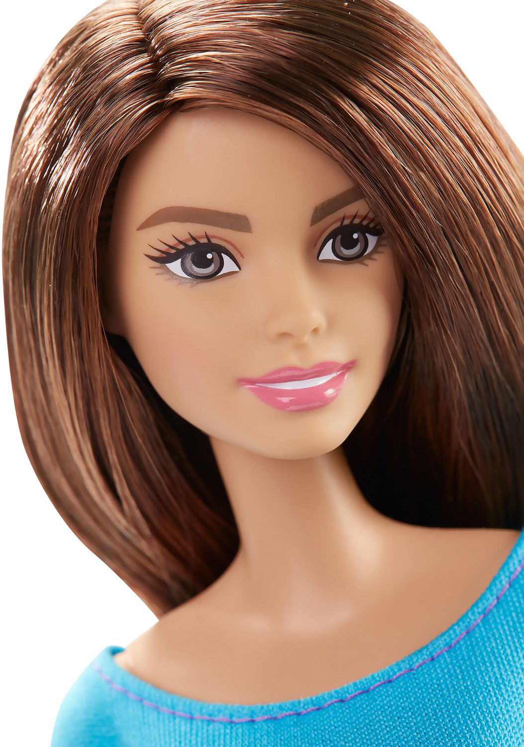 Barbie Made to Move Doll - Blue Top