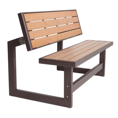  LIFETIME 60253 Outdoor Convertible Bench, 55 Inch, Harbor Gray  : Patio, Lawn & Garden