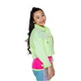thumbnail image 2 of Veste en denim fluo mini fille Kids Lime, 2 of 7