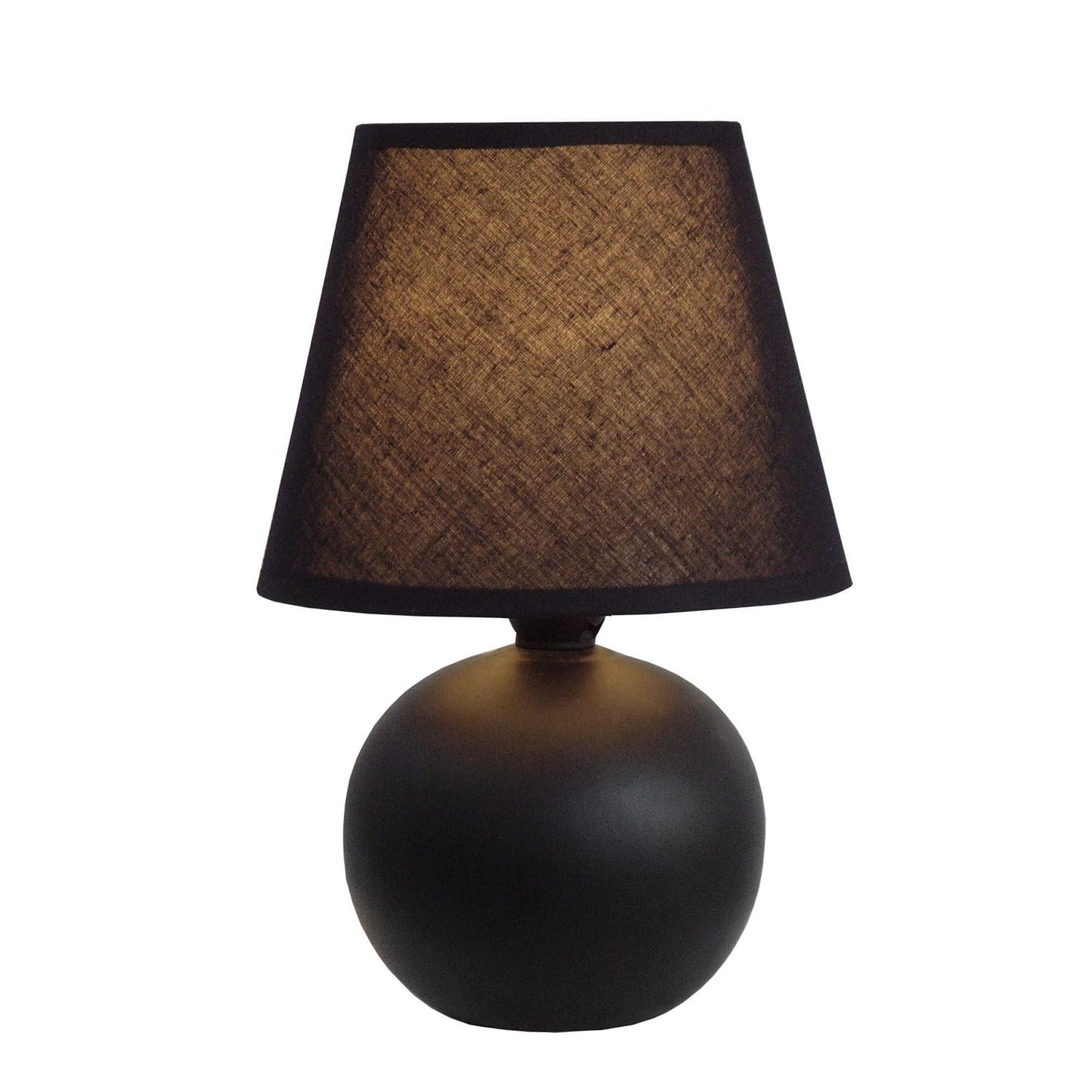 small globe table lamp