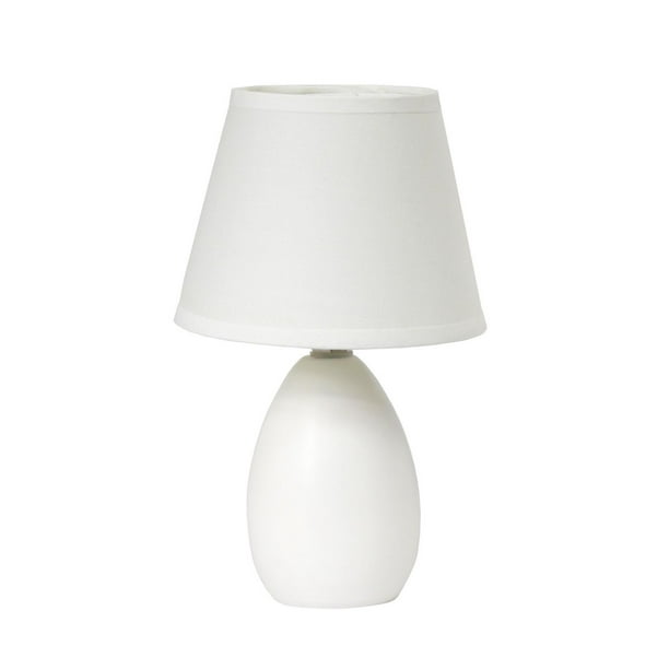 Simples Conceptions Mini Oeuf Ovale Lampe de table en céramique