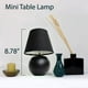 Simple Conceptions Mini globe en céramique Lampe de table 2 paquets – image 2 sur 4