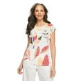 thumbnail image 1 of Penmans Women's Linen-Blend Tee, 1 of 6