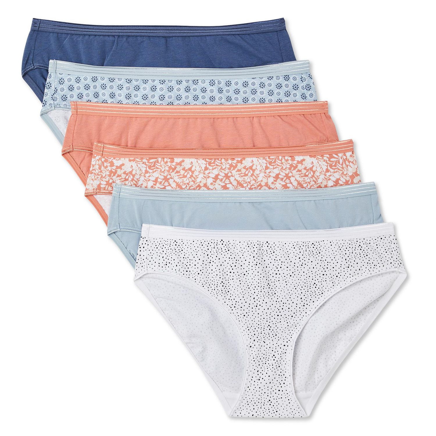 George Women's Bikinis 6-Pack, Sizes XS-XXL
