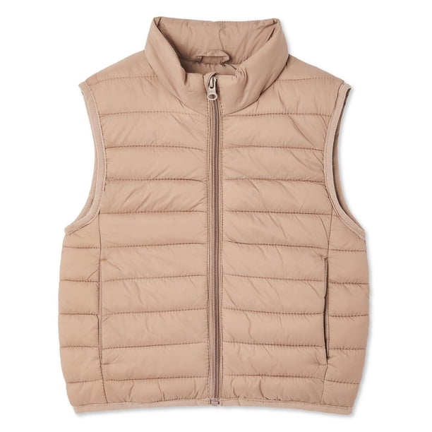 Orbgons Gilet Sans Manches Enfant Duvet - Doudoune Légère Garçon Fille Hiver Coupe-Vent