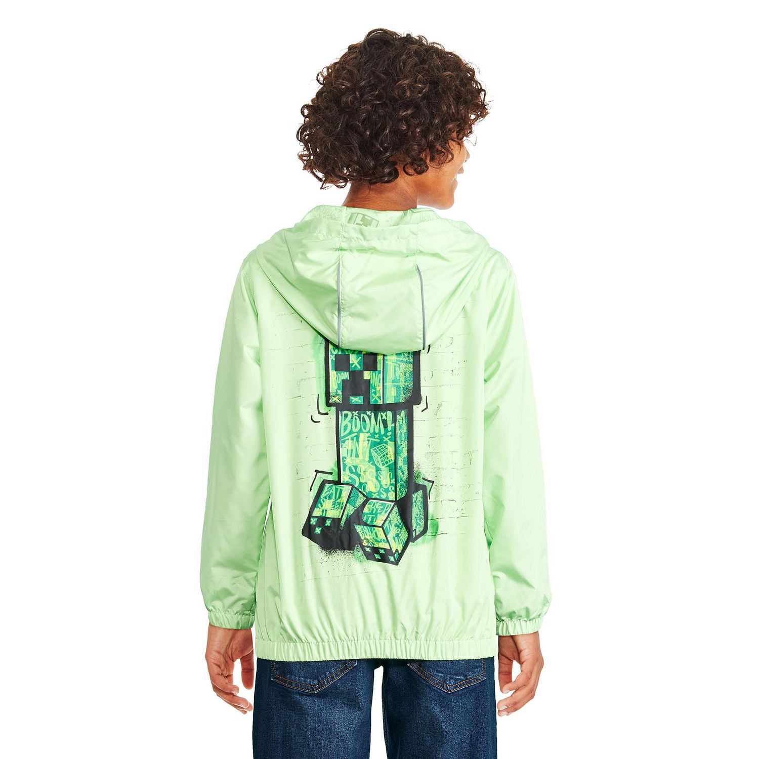 Minecraft Boys' Windbreaker