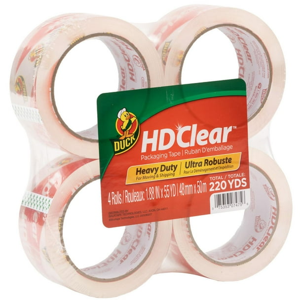Duck® HD Clear™ Heavy Duty Packaging Tape, 6 pk - Food 4 Less