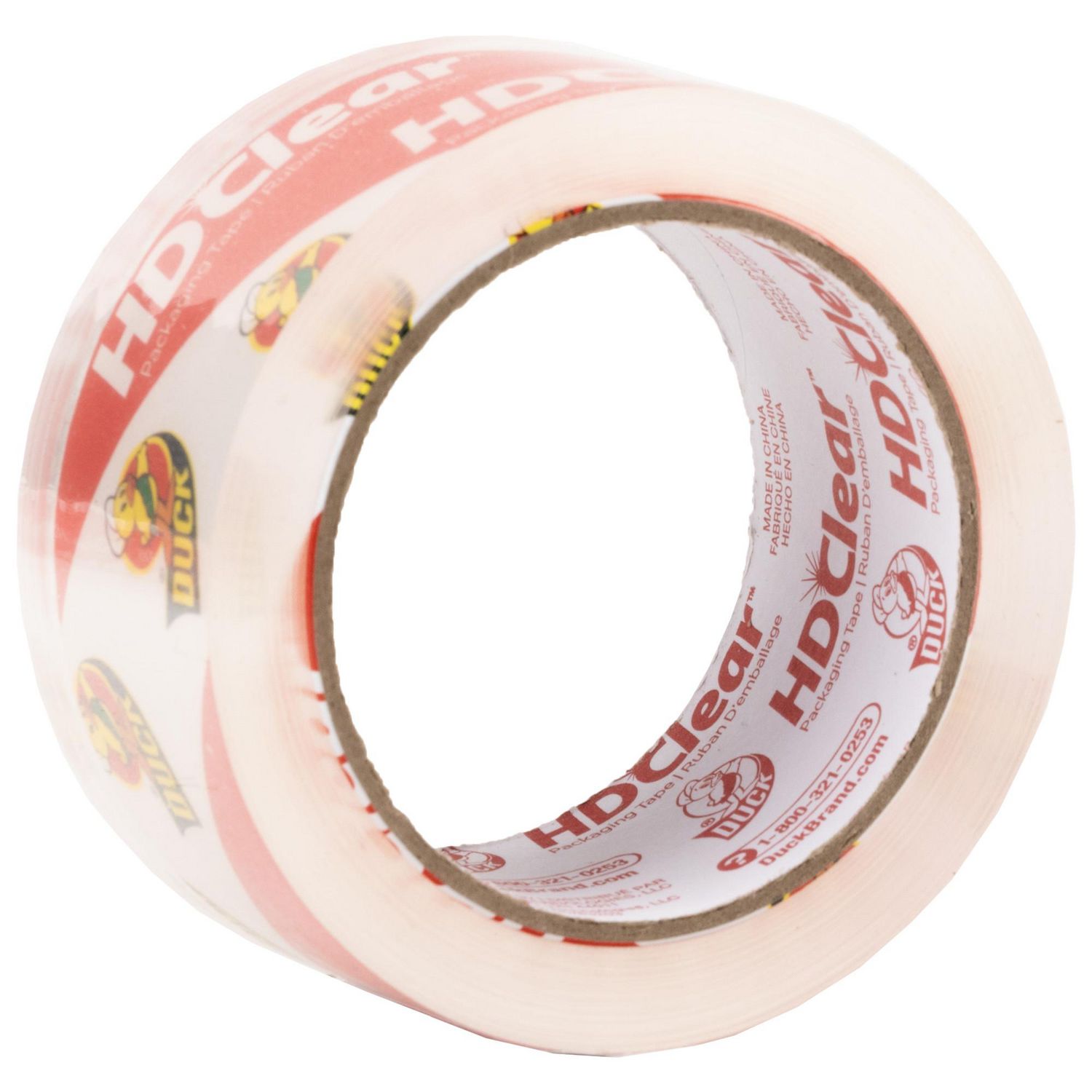Duck Brand HD Clear Heavy Duty Packing Tape, 1.88 in. x 54.6 yd., 4 Pack, 4  Pack 