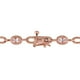 Bracelet à maillons Tangelo avec morganites 1,38 CT PBT en argent sterling plaqué de rhodium rosé de 7,25 po – image 3 sur 5