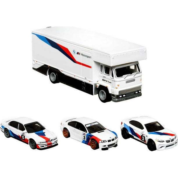 Hot Wheels Premium Coffrets Présentation 3 véhicules +1 camion