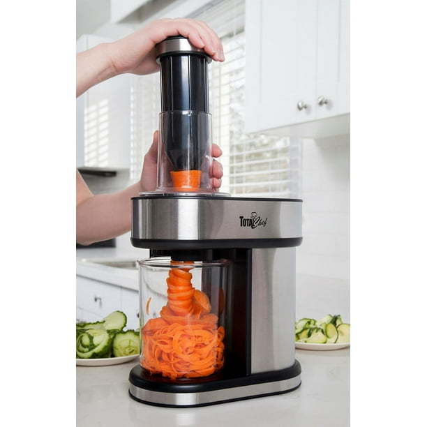 Total Chef Electric Vegetable Spiralizer with 3 Blades