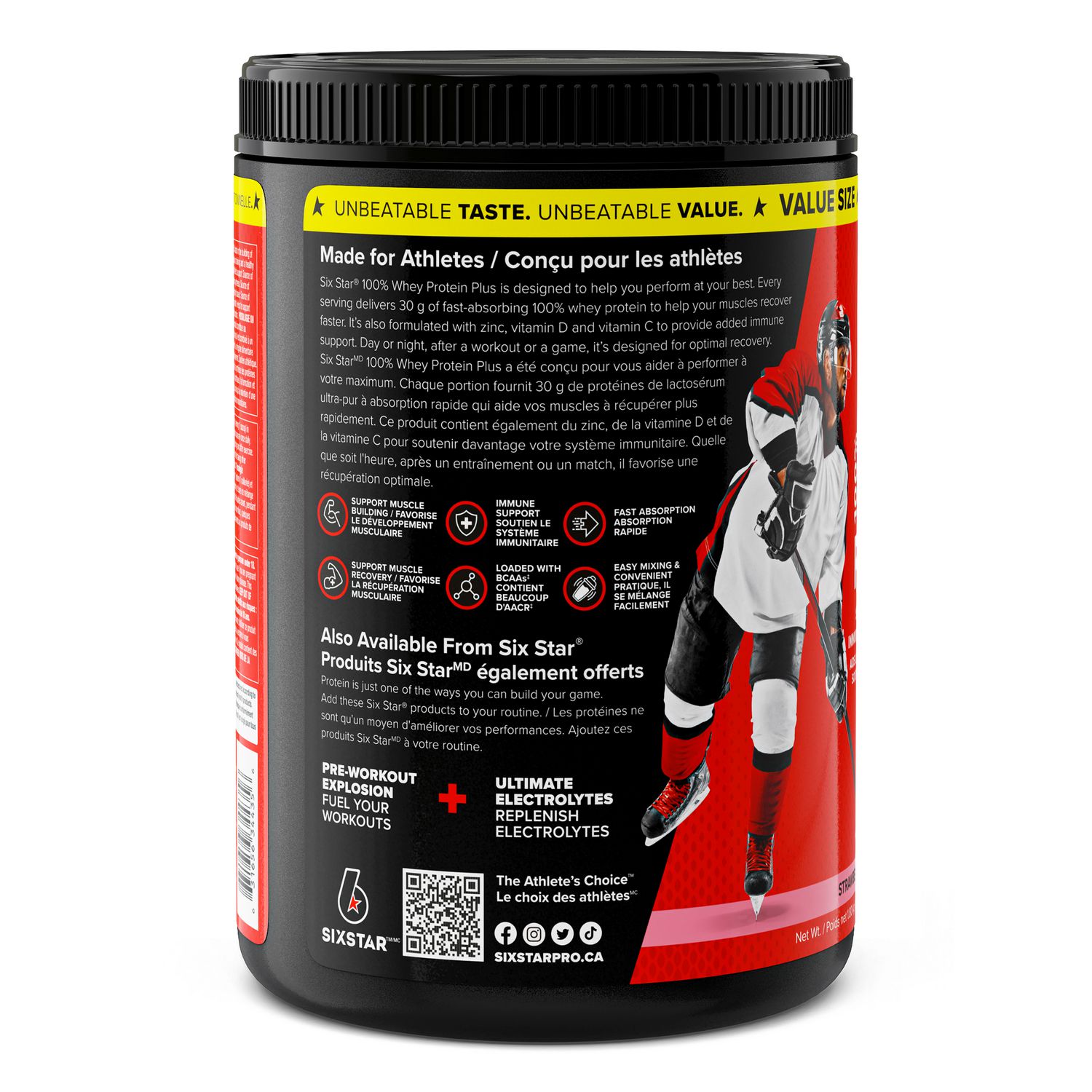 Six Star Whey Protein Isolate, Vanilla Cream, 1.5lbs, 30g, 1.5lb