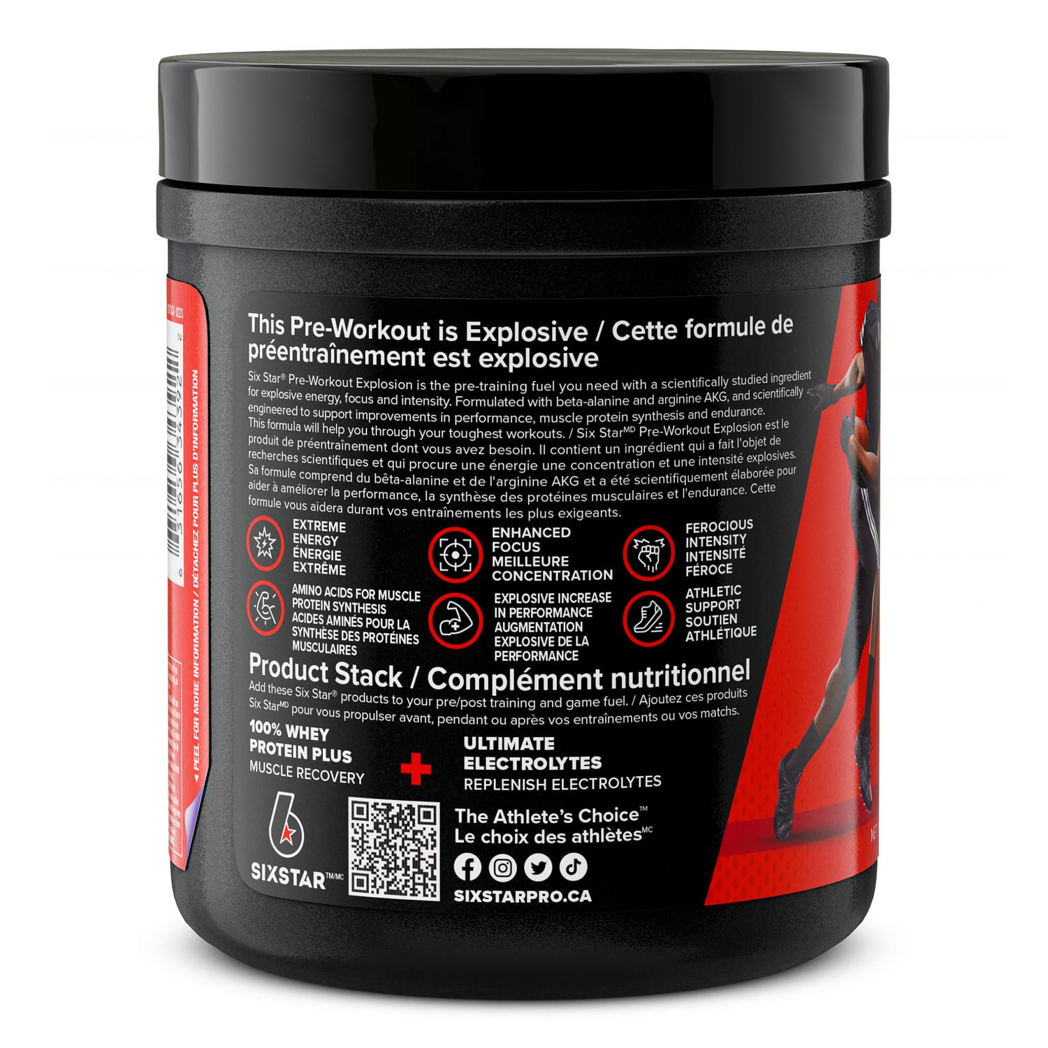 Six Star Preworkout Explosion Pre Workout Powder for Men Women