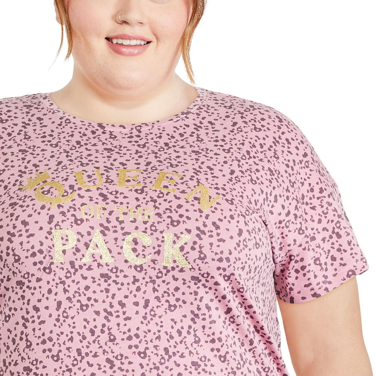 George Plus Women's Crew Neckline Nightshirt