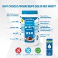 thumbnail image 4 of Progressive Grass Fed Whey Protein Powder, 26 g, Chocolate Flavour, 850 g, 4 of 7