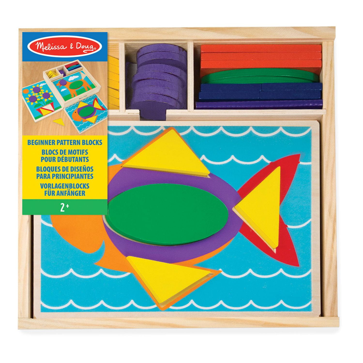 Melissa Doug Beginner Pattern Blocks Walmart Ca   6000203336400 