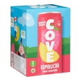 thumbnail image 3 of Cove Raspberry Lemonade Kombucha (4 Pack), 3 of 5