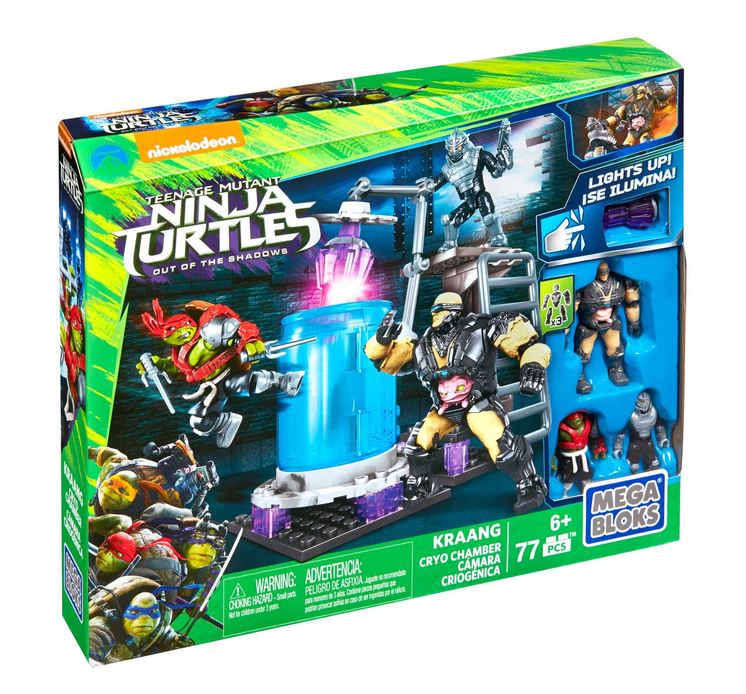 MEGA BLOKS Teenage Mutant Ninja Turtles - Kraang Cryo Chamber Building ...