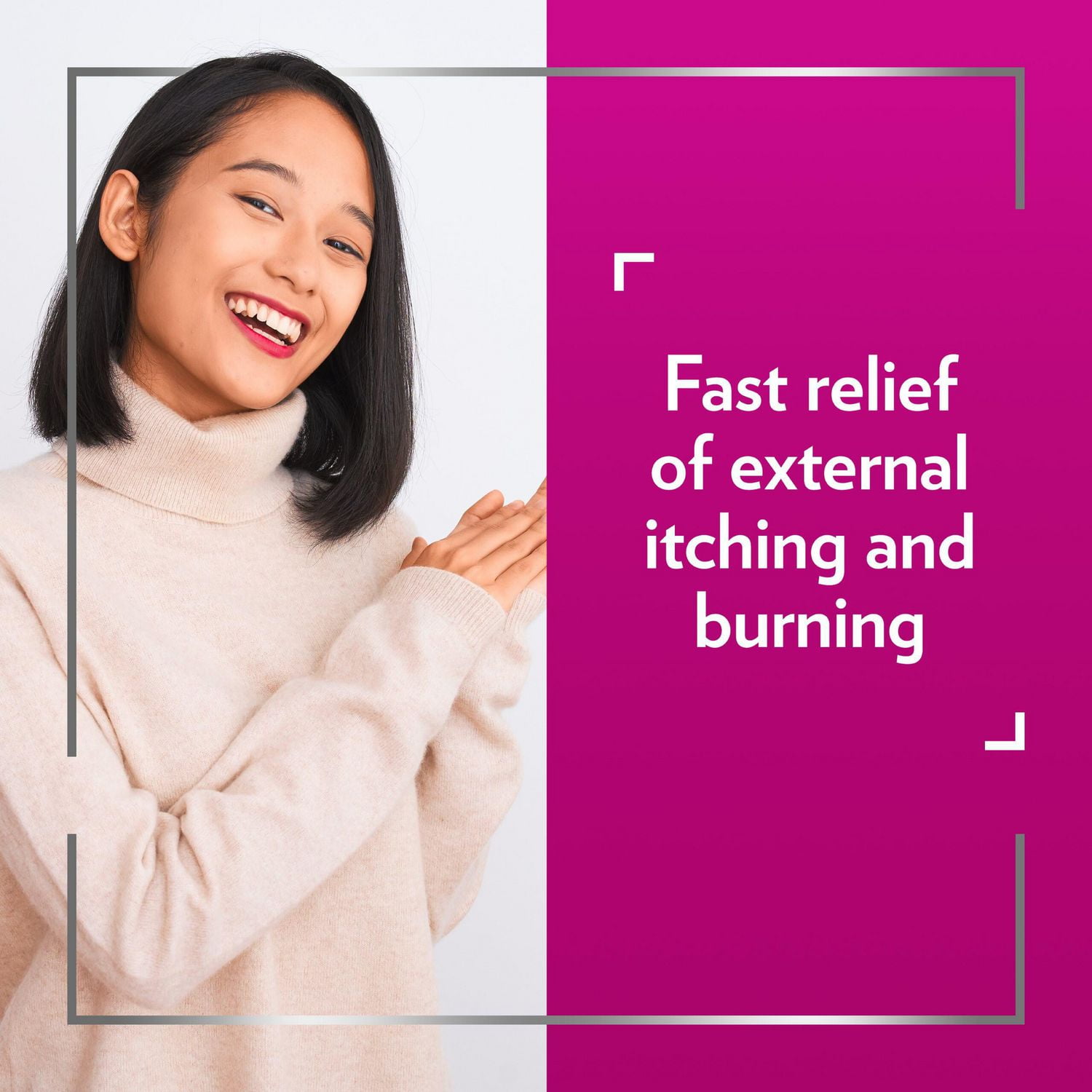 Canesten® Extra Strength External Antifungal Cream for Yeast Infection, Fast Relief from Itching and Burning, 15g