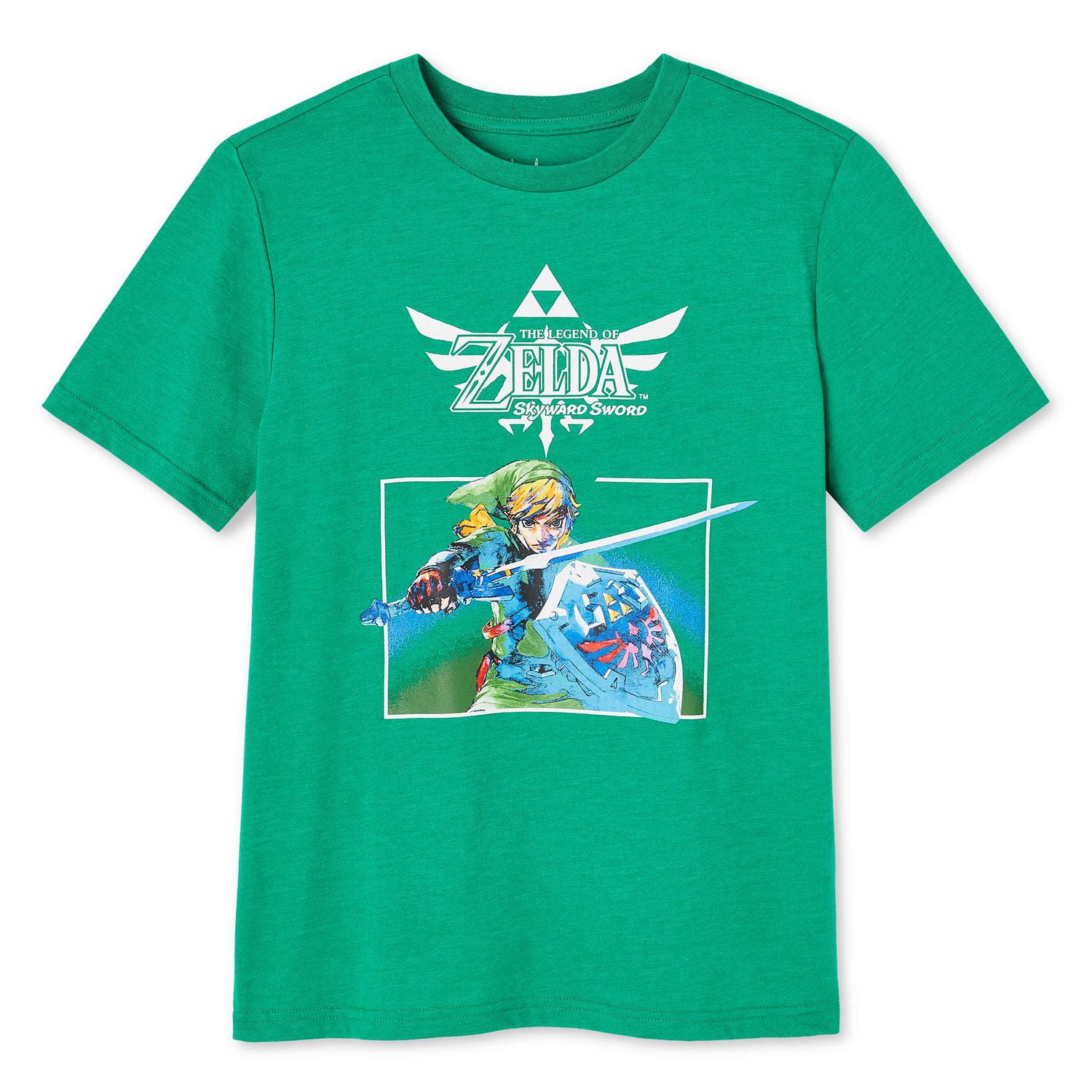 T-shirt avec imprimé graphique The Legend of Zelda pour garçons Tailles TP-TG