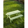 thumbnail image 2 of Table de pique-nique Leisure Design en vert, 2 of 3