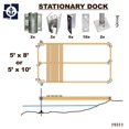 thumbnail image 1 of Kit quai bois sur pieux Multinautic, 1 of 2