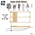 thumbnail image 2 of Kit quai bois sur pieux Multinautic, 2 of 2