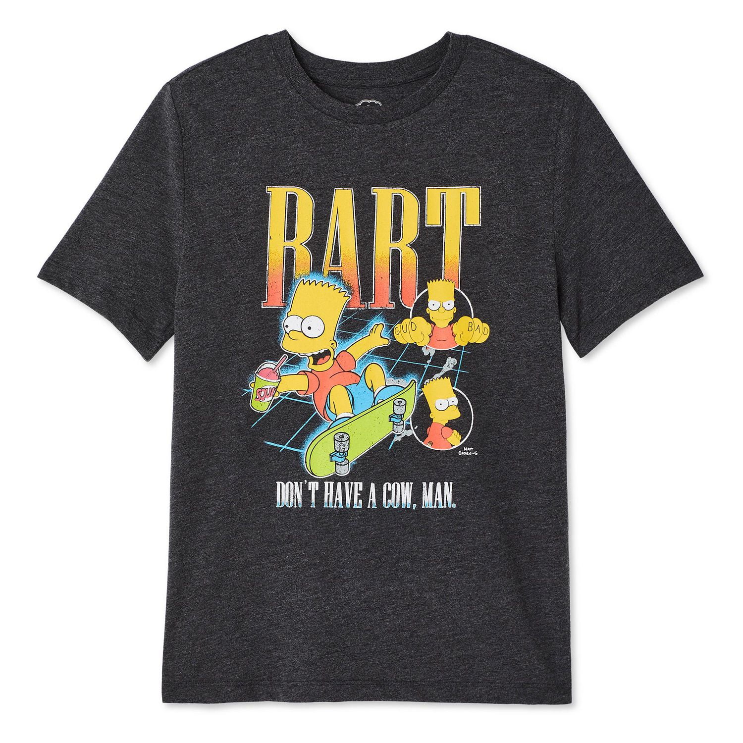 The Simpsons Boys' Bart Tee, Sizes XS-XL