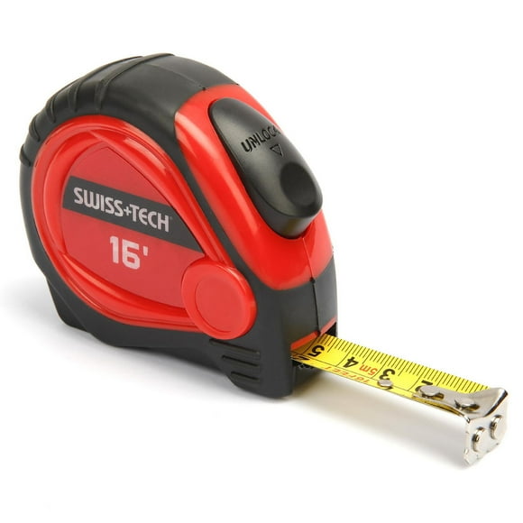 Swiss Tech 16' Tape Measure, 16ft./5m