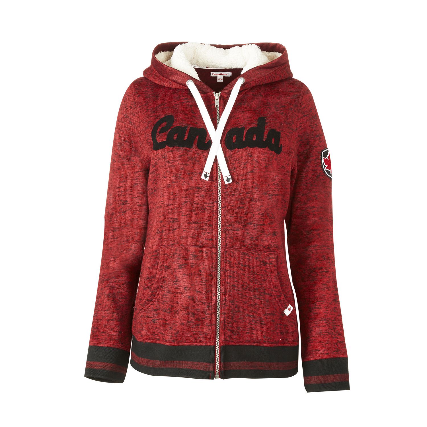 Canadiana Women’s Sweater Knit Hoody Walmart Canada