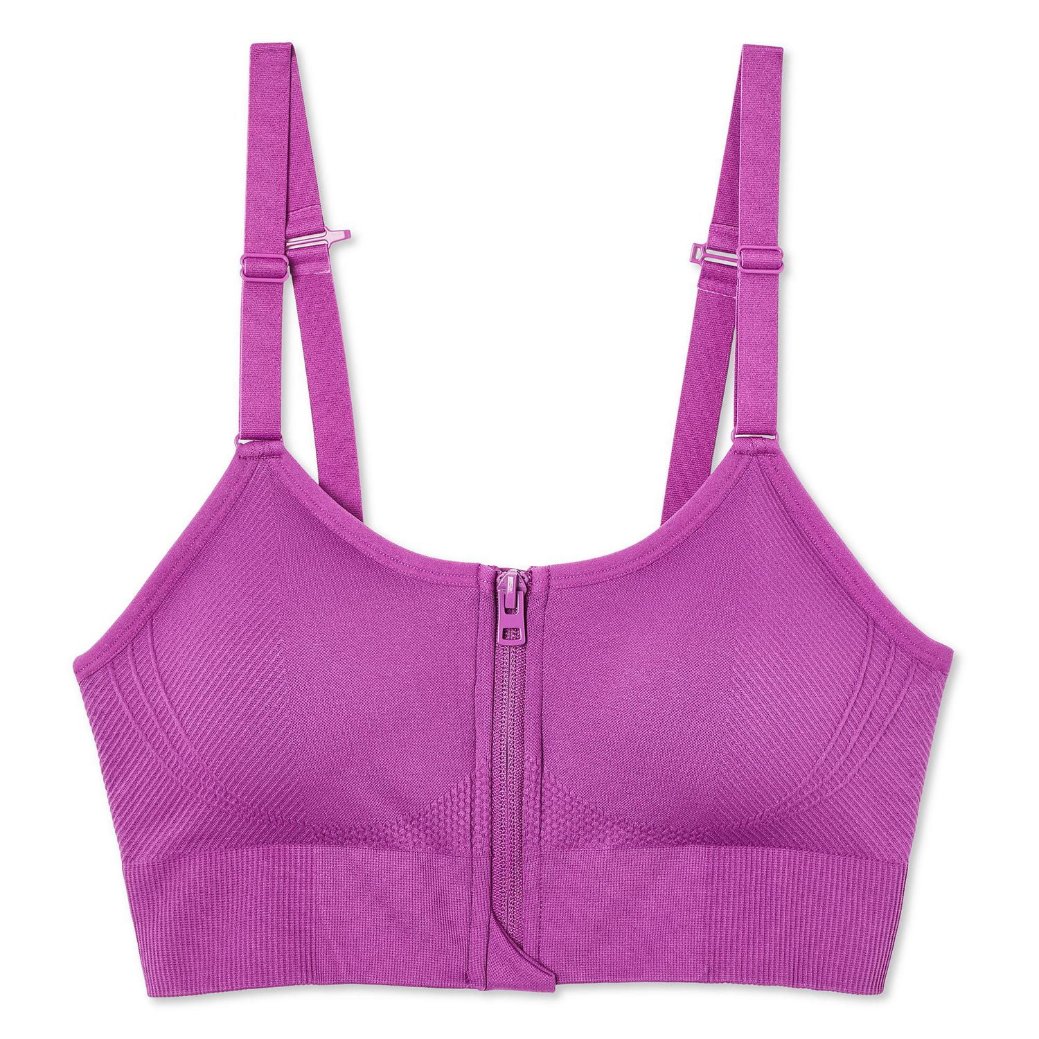 Soutien-gorge zippé Athletic Works pour femmes Tailles TP–TTG
