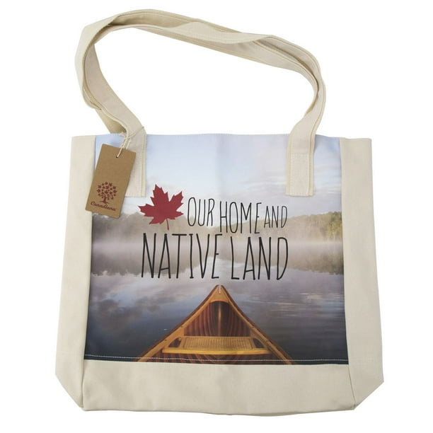 Sac fourre-tout graphisme Our Home & Native Land de Canadiana