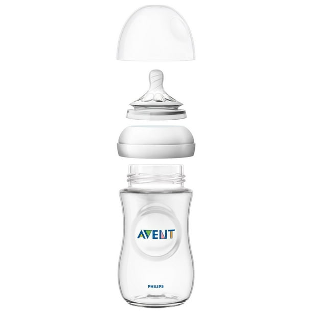 Philips Avent Anti-Colic Baby Bottles, 9oz, 2pk, Clear