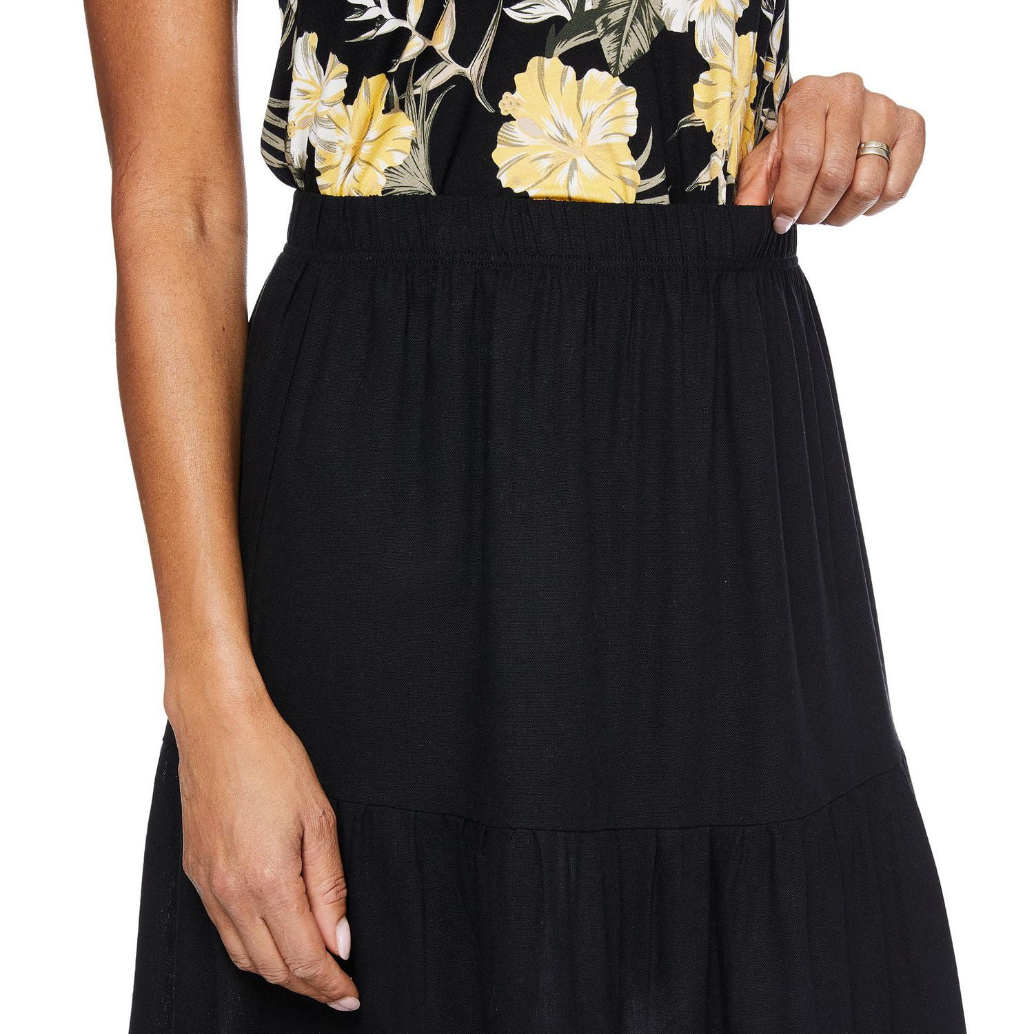 Jupe en lin Iyla pour femmes