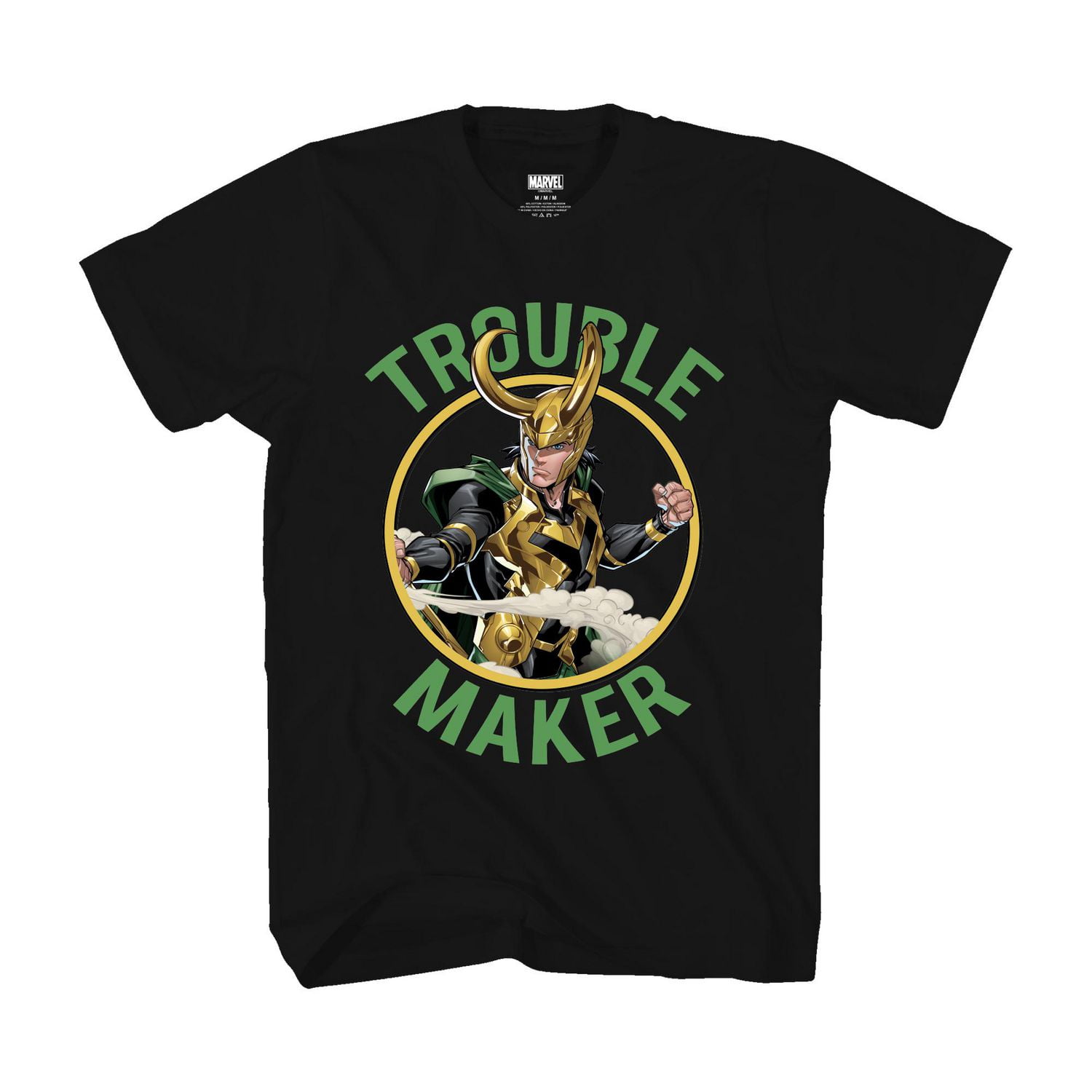 Men's Marvel Loki Trouble Maker Short Sleeve T-Shirt